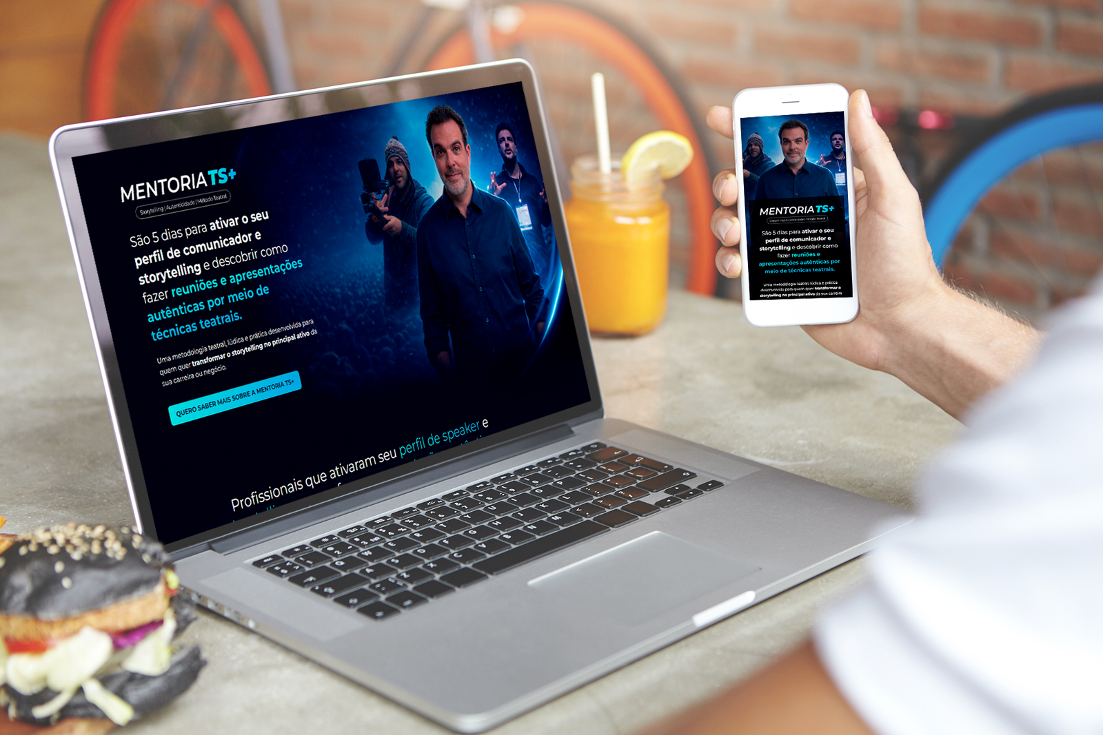 Landing Page Mentoria TS+